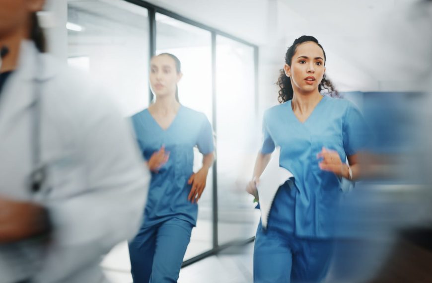 Stressed and overwhelmed nurses working image